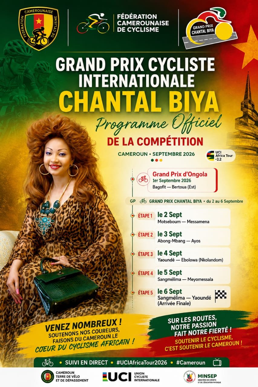 Affiche Officielle Grand Prix Chantal Biya 2026
