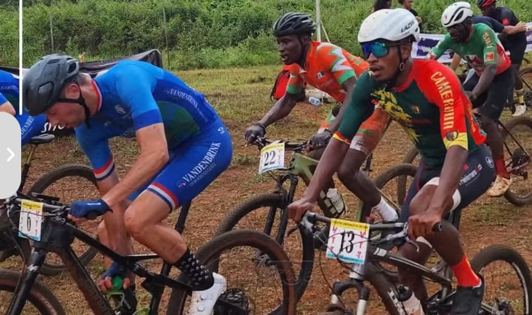Action en course VTT
